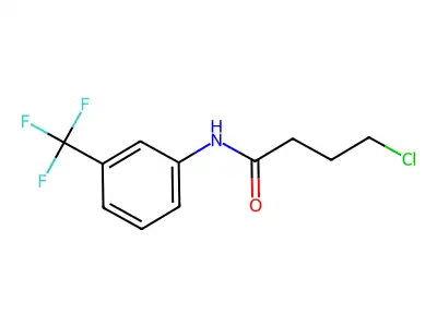 4-chloro-N-[3-(trifluoromethyl)phenyl]butanamide structure