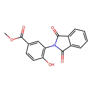 methyl 3-(1,3-dioxo-1,3-dihydro-2H-isoindol-2-yl)-4-hydroxybenzoate structure