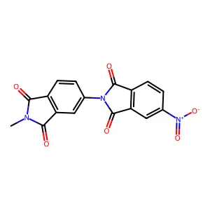 2-Methyl-5-(5-nitro-1,3-dioxoisoindol-2-yl)isoindole-1,3-dione structure