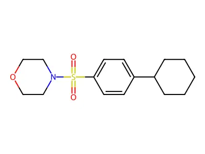 4-((4-Cyclohexylphenyl)sulfonyl)morpholine structure