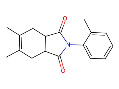 5,6-Dimethyl-2-(2-methylphenyl)-3a,4,7,7a-tetrahydroisoindole-1,3-dione structure