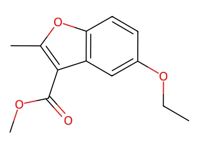 Methyl 5-ethoxy-2-methyl-1-benzofuran-3-carboxylate structure