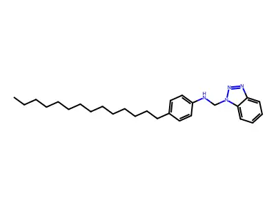 N-(1H-1,2,3-Benzotriazol-1-ylmethyl)-4-tetradecylaniline structure