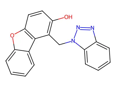 1-(Benzotriazol-1-ylmethyl)dibenzofuran-2-ol structure
