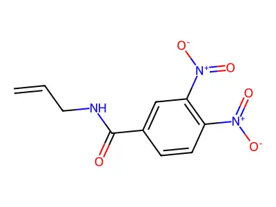 3,4-Dinitro-N-(prop-2-en-1-yl)benzamide structure