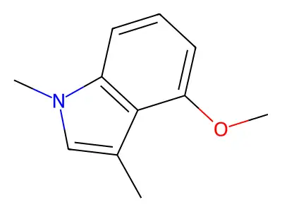 4-Methoxy-1,3-dimethyl-1H-indole structure