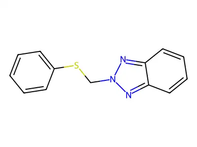 2-(Phenylsulfanylmethyl)benzotriazole structure
