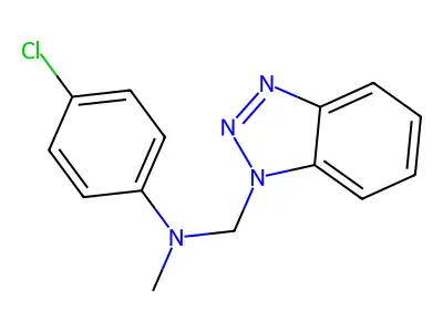 N-(1H-1,2,3-Benzotriazol-1-ylmethyl)-4-chloro-N-methylaniline structure