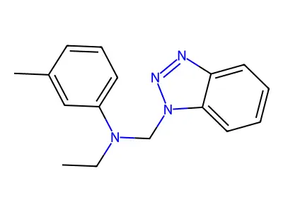 N-(1H-1,2,3-Benzotriazol-1-ylmethyl)-N-ethyl-3-methylaniline structure