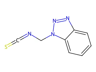1-(Isothiocyanatomethyl)-1H-1,2,3-benzotriazole structure
