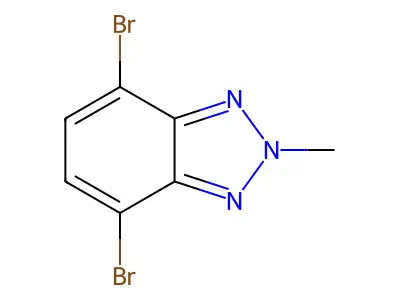 4,7-Dibromo-2-methyl-2H-benzo[d][1,2,3]triazole structure