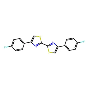 4-(4-Fluorophenyl)-2-[4-(4-fluorophenyl)-1,3-thiazol-2-yl]-1,3-thiazole structure