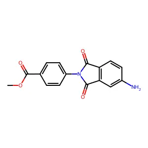 Methyl 4-(5-amino-1,3-dioxoisoindolin-2-yl)benzoate structure