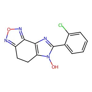 7-(2-Chlorophenyl)-6-hydroxy-4,5-dihydroimidazo[4,5-e][2,1,3]benzoxadiazole structure