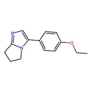 3-(4-ethoxyphenyl)-6,7-dihydro-5H-pyrrolo[1,2-a]imidazole structure