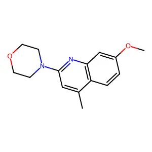 7-Methoxy-4-methyl-2-(morpholin-4-yl)quinoline structure