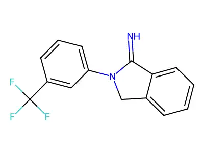 2-[3-(trifluoromethyl)phenyl]-3H-isoindol-1-imine structure