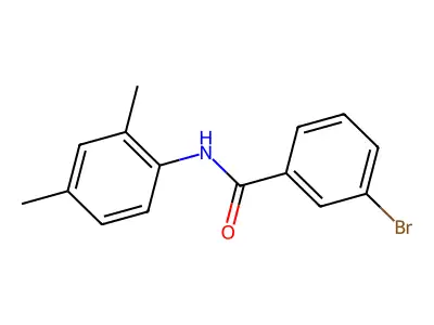 3-bromo-N-(2,4-dimethylphenyl)benzamide structure