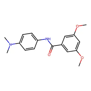 N-[4-(dimethylamino)phenyl]-3,5-dimethoxybenzamide structure