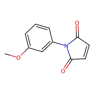 1-(3-methoxyphenyl)-2,5-dihydro-1H-pyrrole-2,5-dione structure