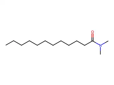 N,N-二甲基十二烷酰胺 structure