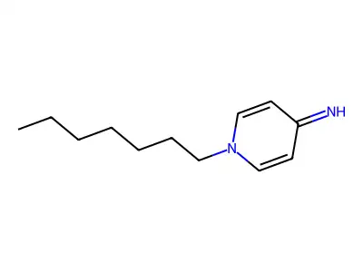 1-heptylpyridin-4(1H)-imine structure