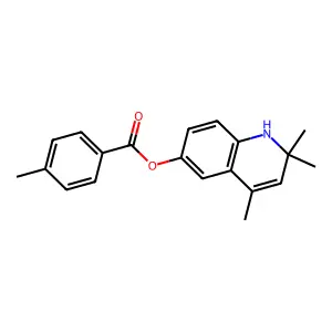 2,2,4-Trimethyl-1,2-dihydroquinolin-6-yl 4-methylbenzoate structure