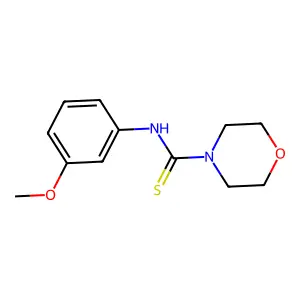 N-(3-Methoxyphenyl)-4-morpholinecarbothioamide structure