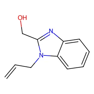 (1-Allyl-1H-benzoimidazol-2-yl)-methanol structure