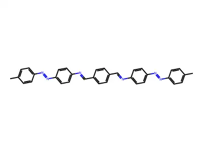 Benzenamine, N,N'-(1,4-phenylenedimethylidyne)bis[4-[(4-methylphenyl)azo]- (9CI) structure