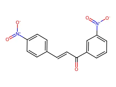 Chalcone, 3',4-dinitro- structure