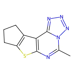 7-methyl-10-thia-3,4,5,6,8-pentaazatetracyclo[7.6.0.0^{2,6}.0^{11,15}]pentadeca-1(9),2,4,7,11(15)-pentaene structure
