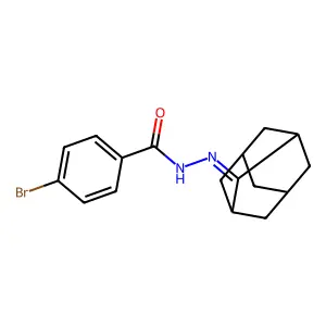 N-(2-金刚烷亚基氨基)-4-溴苯甲酰胺 structure