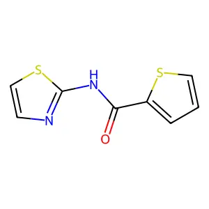 N-(1,3-噻唑-2-基)噻吩-2-甲酰胺 structure