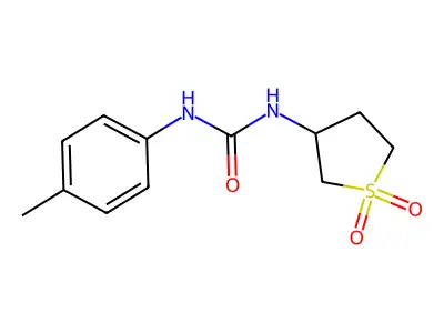 1-(1,1-Dioxidotetrahydrothiophen-3-yl)-3-(4-methylphenyl)urea structure
