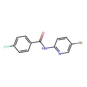 N-(5-溴吡啶-2-基)-4-氟苯甲酰胺 structure