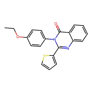 3-(4-Ethoxyphenyl)-2-thiophen-2-ylquinazolin-4-one structure