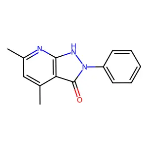 4,6-Dimethyl-2-phenyl-2H-pyrazolo[3,4-b]pyridin-3-ol structure