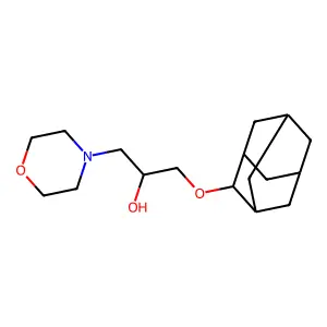 1-(2-Adamantyloxy)-3-(4-morpholinyl)-2-propanol structure