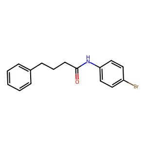 N-(4-溴苯基)-4-苯基丁酰胺 structure