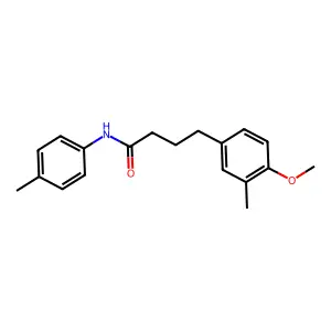 4-(4-methoxy-3-methylphenyl)-N-(4-methylphenyl)butanamide structure