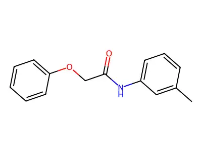 N-(3-methylphenyl)-2-phenoxyacetamide structure