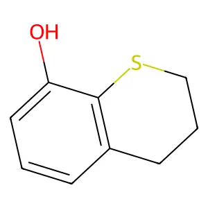 3,4-dihydro-2H-1-benzothiopyran-8-ol structure