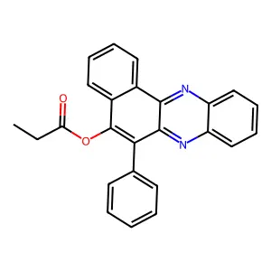 6-Phenylbenzo[a]phenazin-5-yl propanoate structure