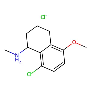 C12H16ClNO.ClH structure
