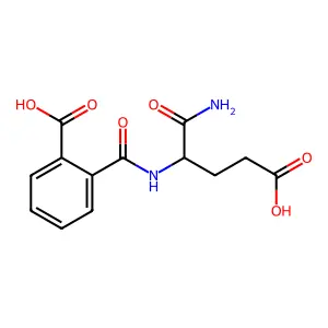邻苯二甲酰异谷氨酰胺 structure