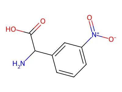 Amino(3-nitrophenyl)acetic acid structure