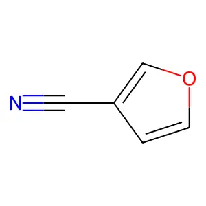 呋喃-3-甲腈 structure