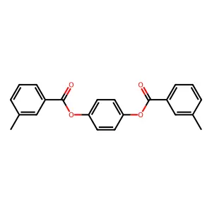 4-[(3-Methylbenzoyl)oxy]phenyl 3-methylbenzoate structure