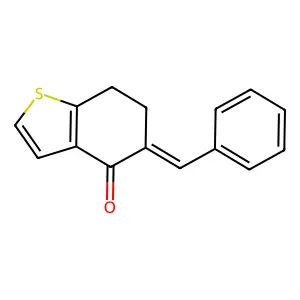 5-Benzylidene-6,7-dihydro-1-benzothiophen-4-one structure